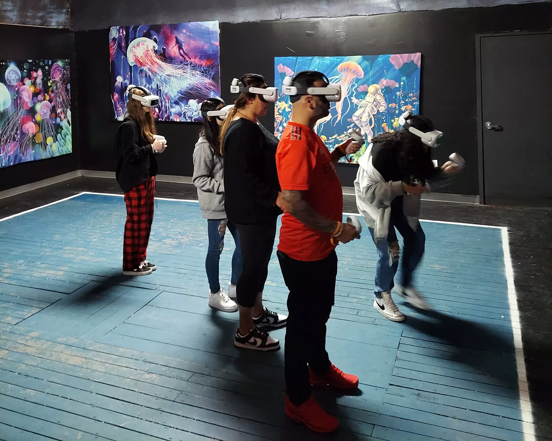 Explore Advanced Action Sports' VR Escape Rooms for up to 5 people, with choices like Dragon Tower and more, up to 66% off - Second Medium