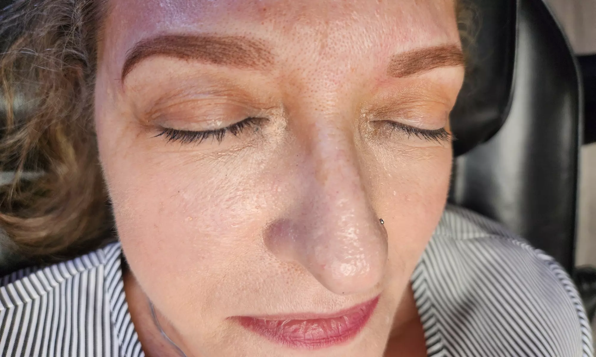 Permanent Eyebrow Microshading or Eyeliner Tattoo Session