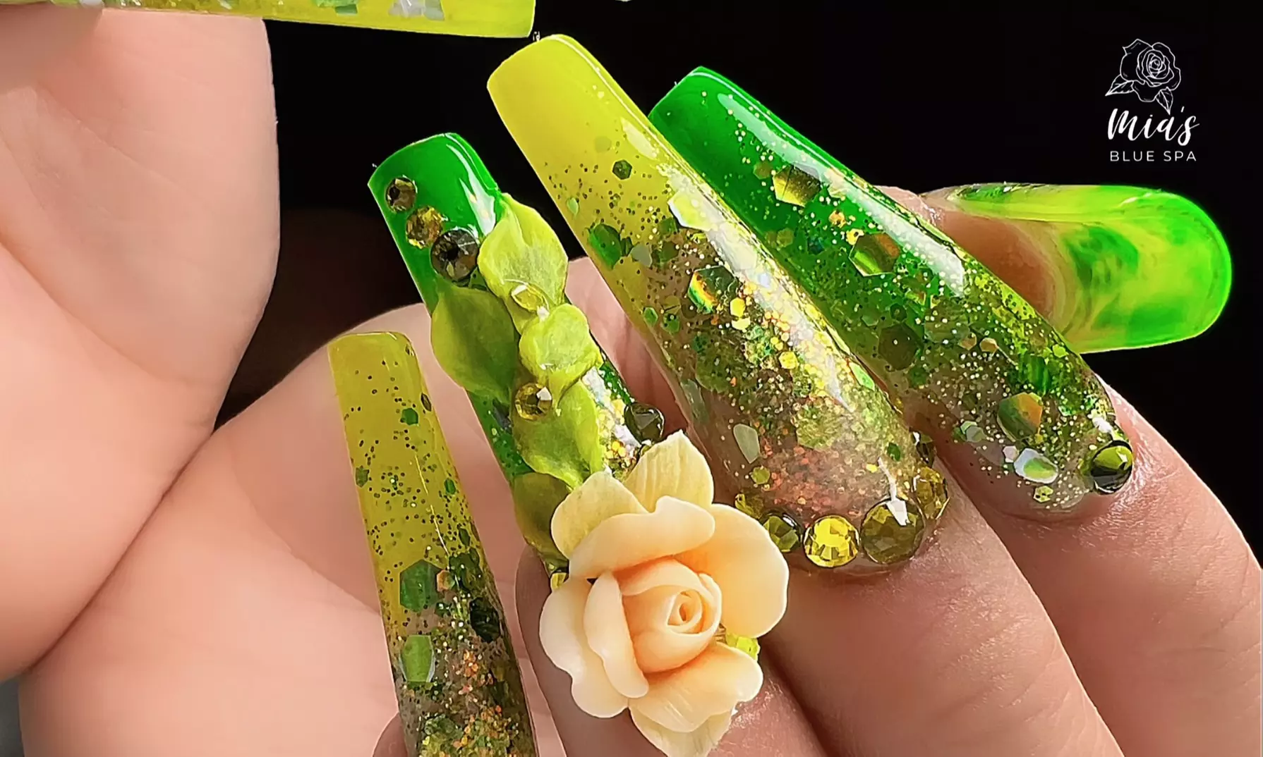 Up to 42% Off on Nail Salon - Manicure at Mia's Blue Spa - Second Medium