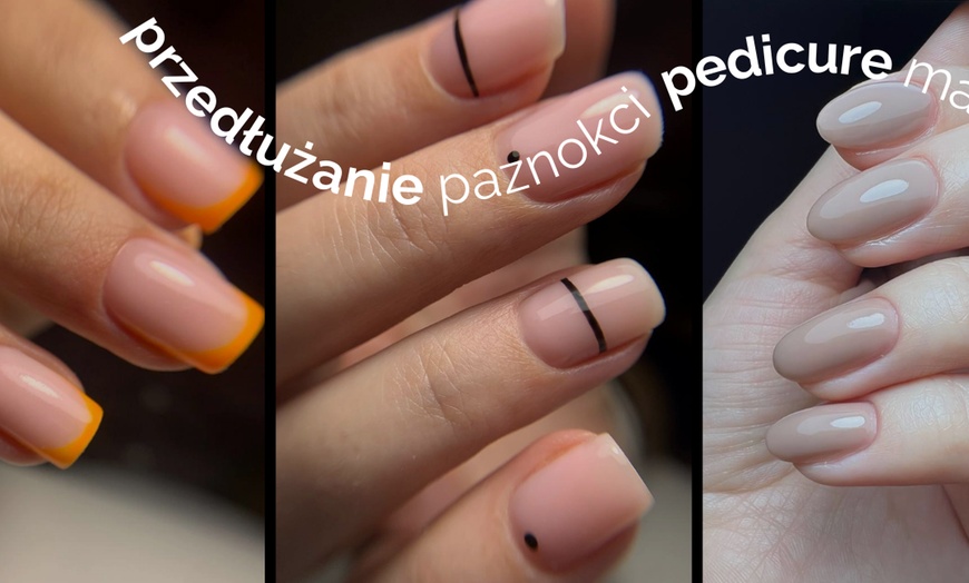 Image 1: Hybrydowy/żelowy manicure i pedicure w firmie Kido Family Beauty Space