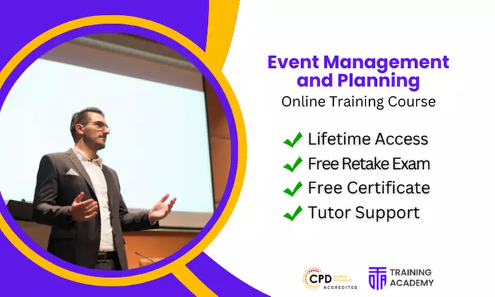 Up to 53% Off on Online Event Management Course at Online Training Academy - Primary Image