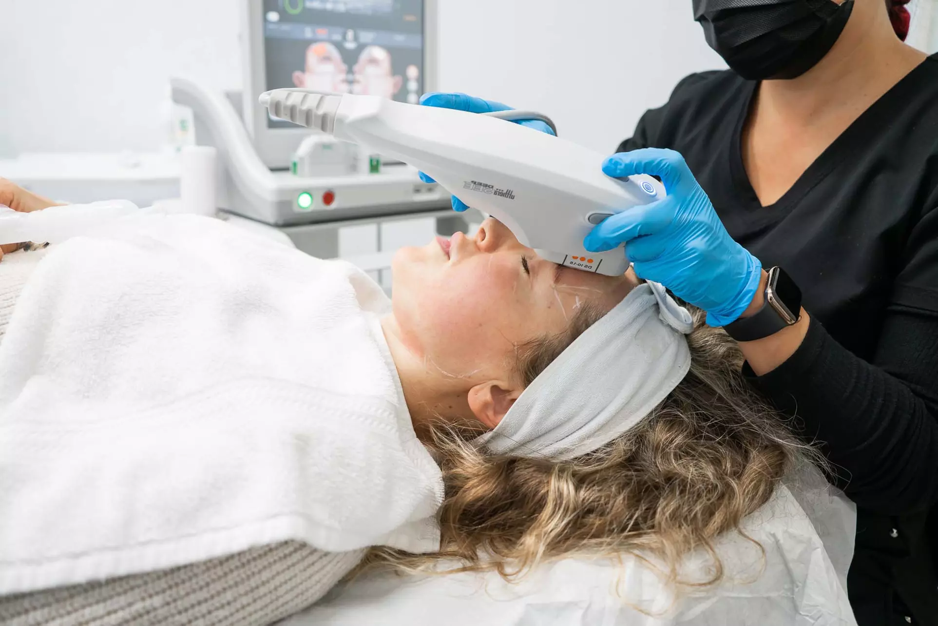 Up to 91% Off on Ultherapy / Ultrasonic Facial at Three bears esthetic - Primary Image