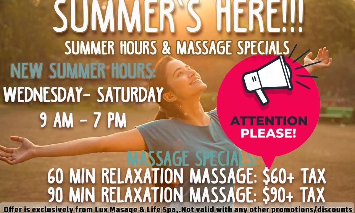 Up to 41% Off on Massage - Chiropractic at Lux Spa - Primary Image