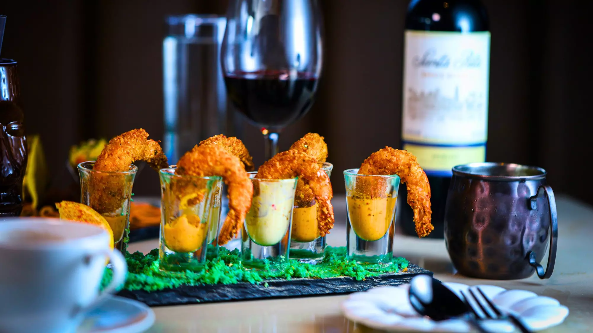 Indian Meal for 2; 1 Appetizer, 2 Entrees with Rice, Naan & a Dessert