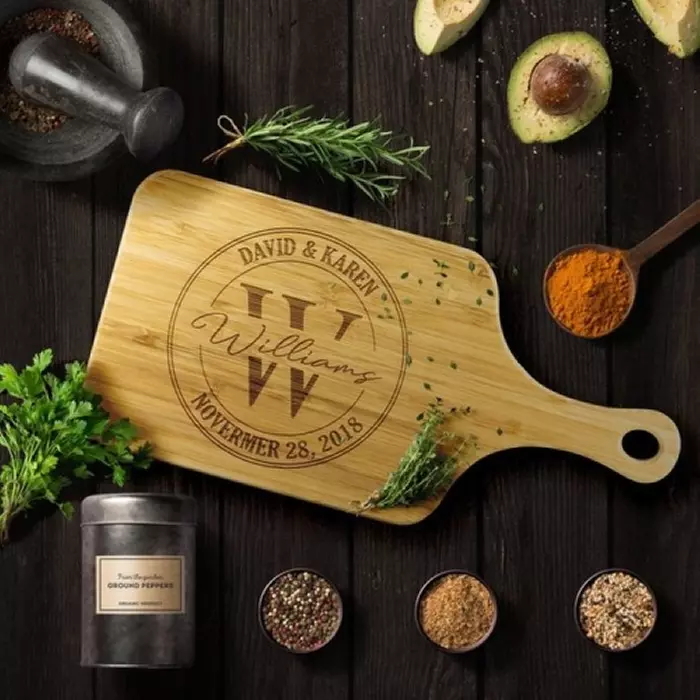 Discover Lady P Farms Inc's personalized cutting board & serving tray with up to 54% off, perfect for gifting and hosting - Primary Image
