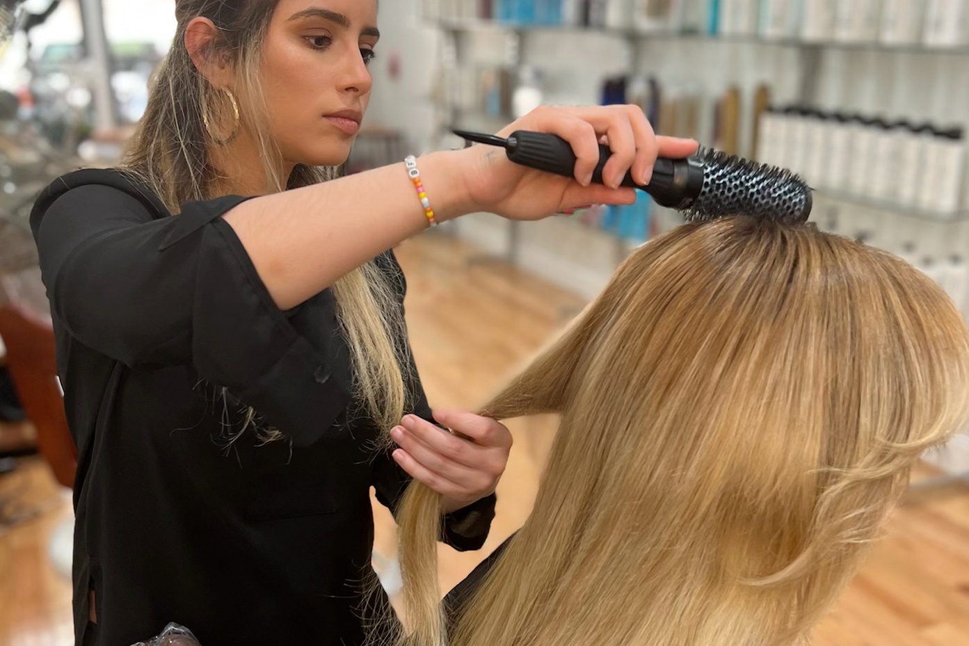 Women's cut and blowout for a fresh new look