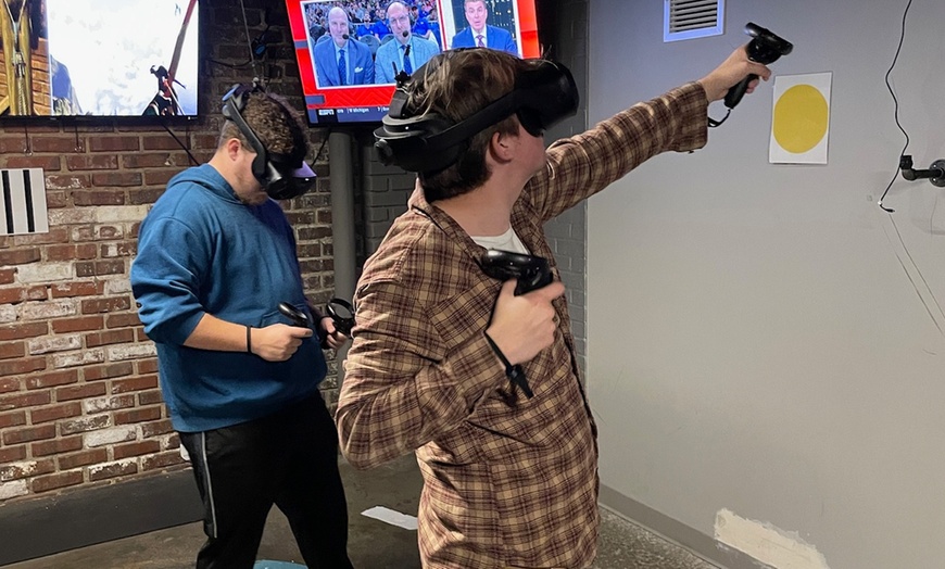 Image 1: Dive into Virtual Reality Arcade Fun for 2-5 Players