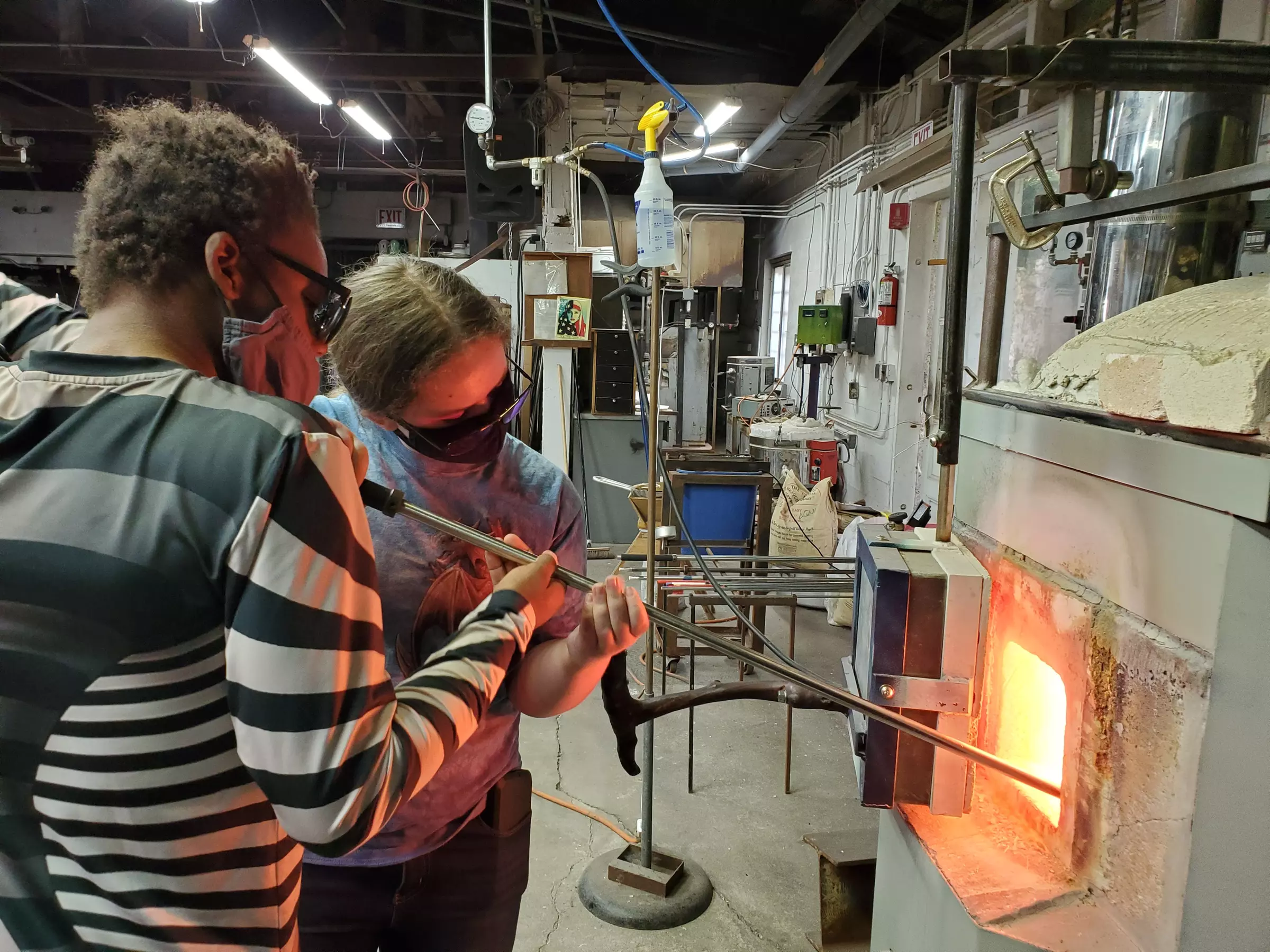 Join Chris Johnson Glass for a Hot Glass Workshop and create your own art with up to 41% off - Primary Image