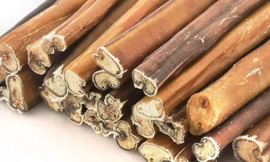Bully Sticks - All-Natural, Odor-Free & Grass-Fed Beef (10-Pack)  - Primary Image