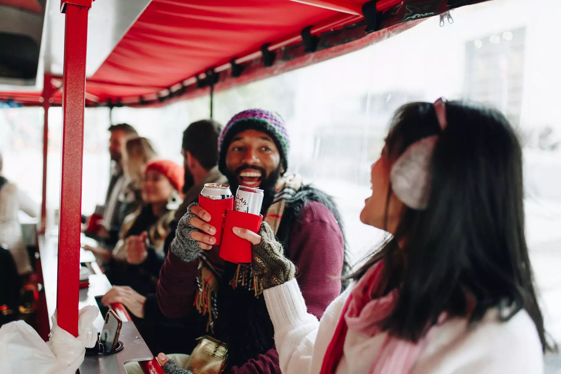 Discover the magic with Trolley Pub Columbus, offering 3-hour tours for up to 15 riders, with savings up to 24% - Second Medium