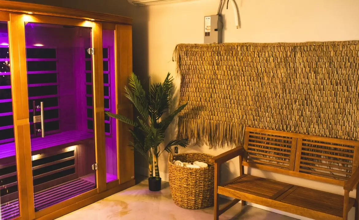 One 60-Minute Salt & Sand Therapy w/ Optional Infrared Sauna Session 
