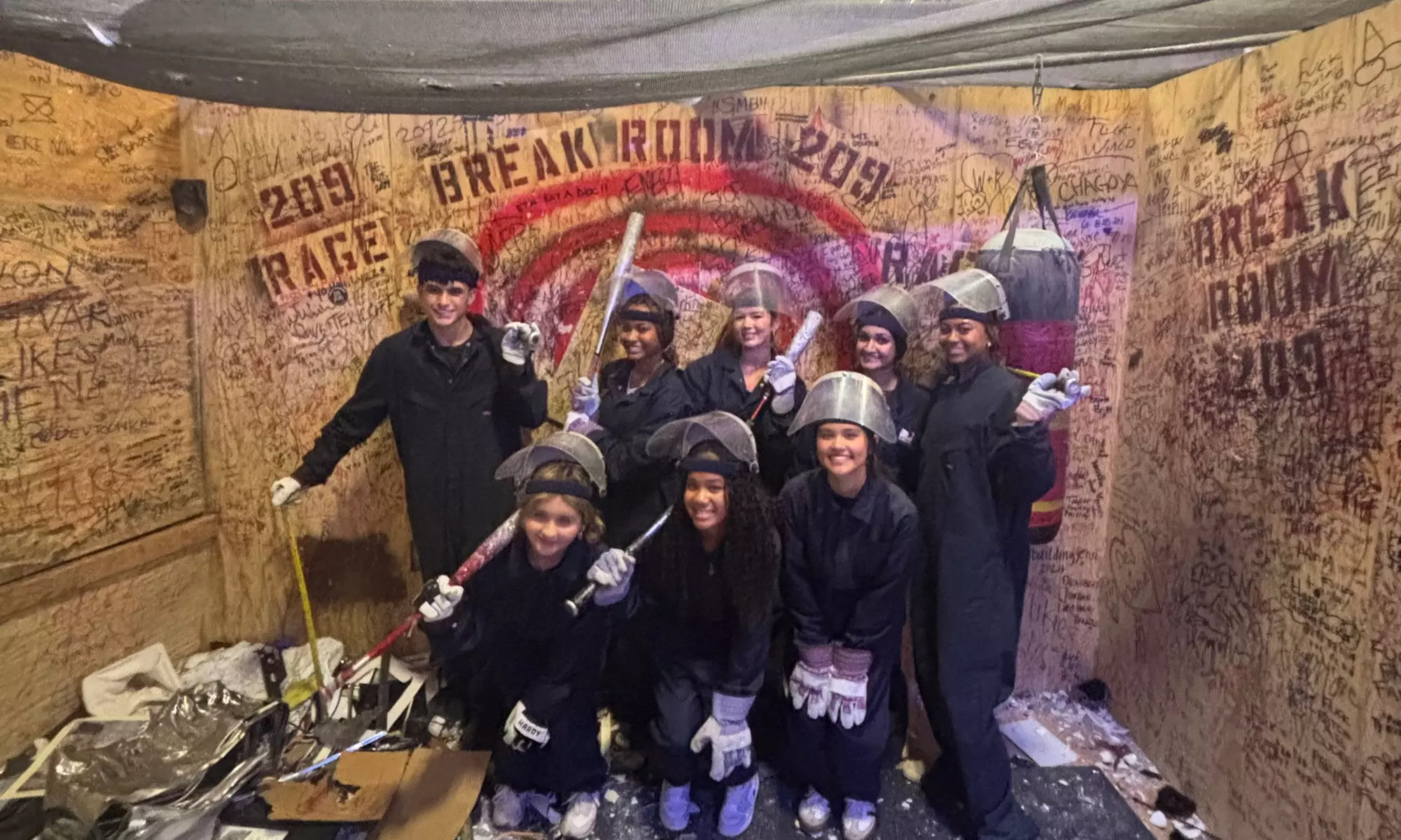 Unleash Your Stress: Rage Room and Splatter Paint Experience at Break Room 209 - Second Medium