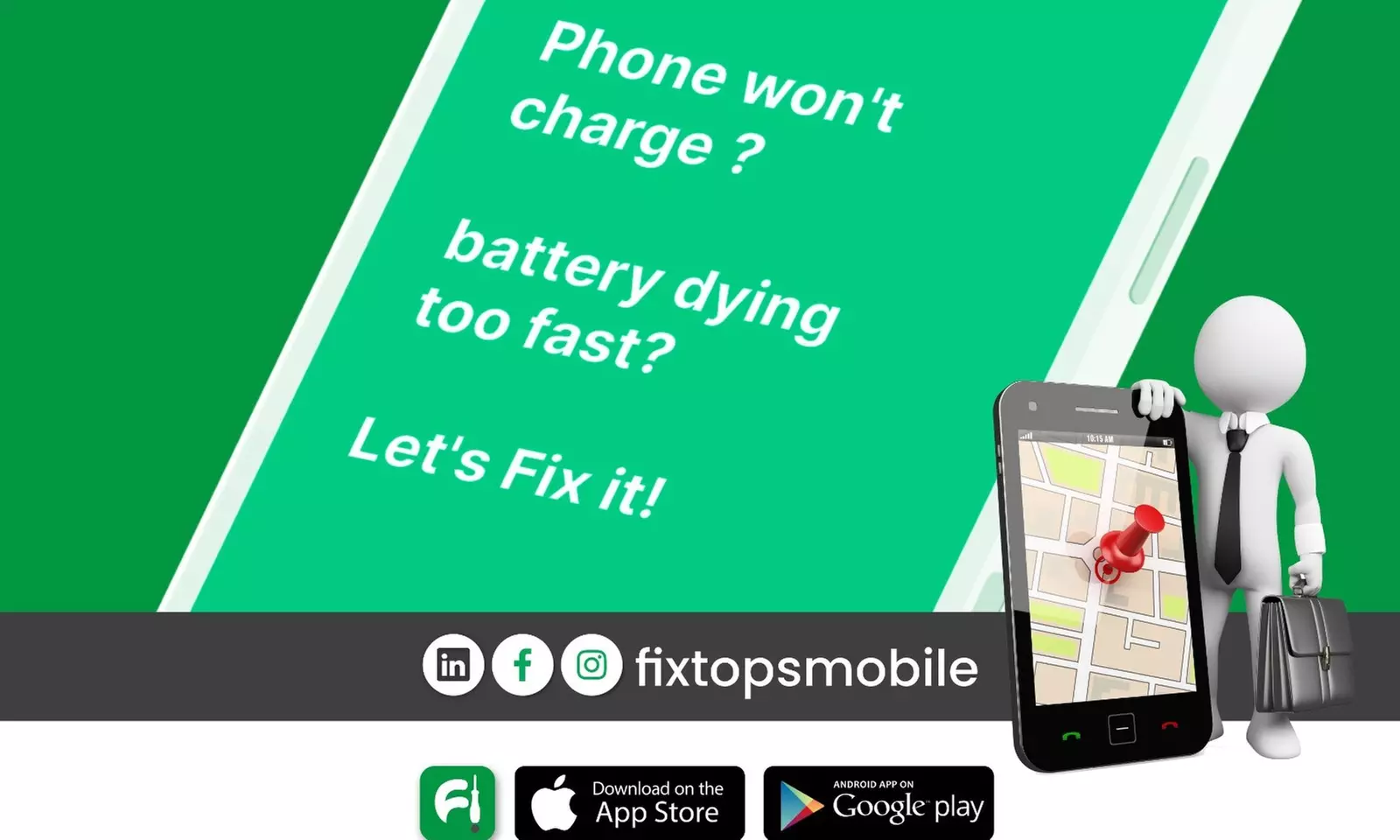 Up to 71% Off on Mobile Phone / Smartphone Repair at FIXTOPS - Second Medium