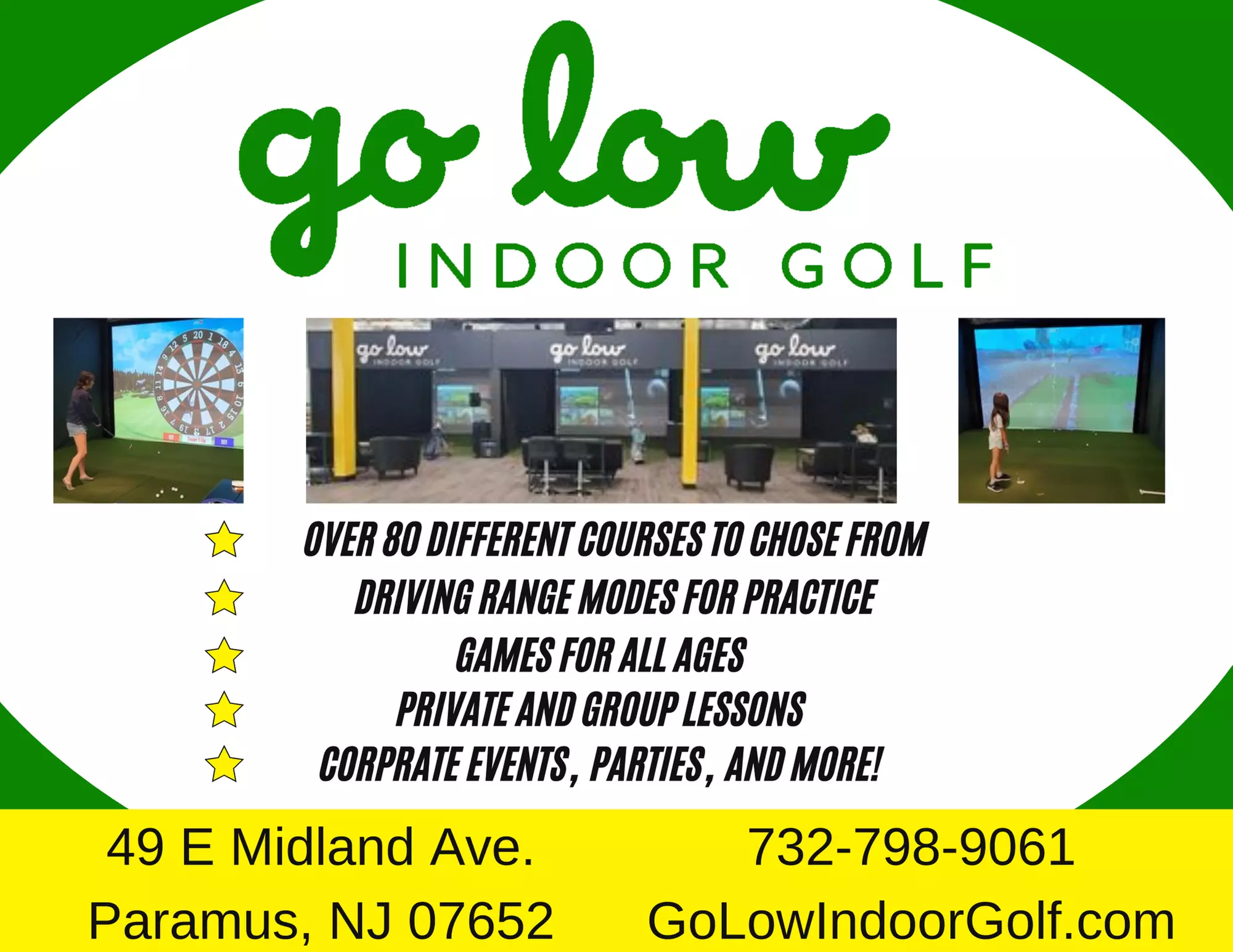 Experience Indoor Golf with Advanced Simulators and Lessons