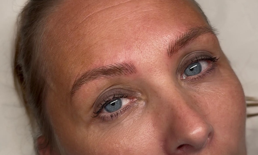 Image 2: Glow Up with One Microblading Session - Optional Top-Up Available
