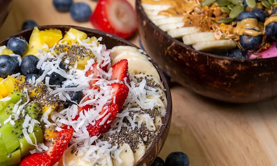 Savor Acai Bowls With Unlimited Toppings or Lunch Combo
