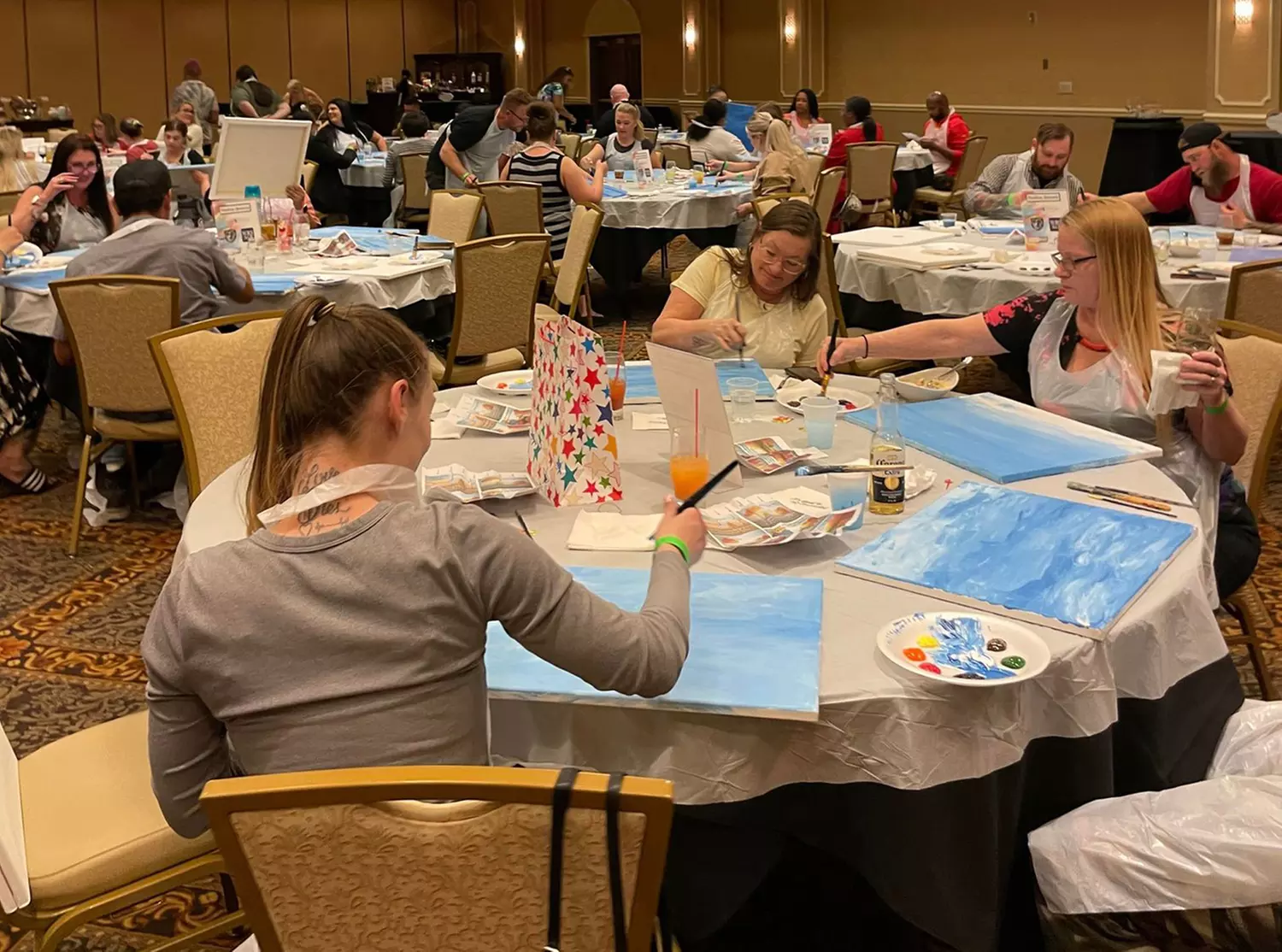Enjoy a Painting Party at Home or Office for Up to 20 People