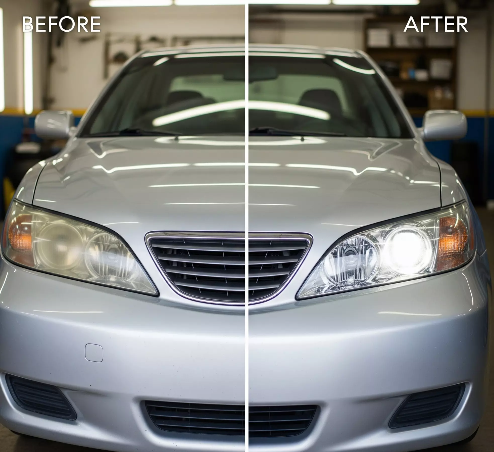 Drive Brighter and Safer: Headlight Restoration for One or Two Lenses