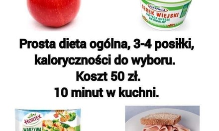 Dieta 1300 kcal 10 minut w kuchni 4 posiłki