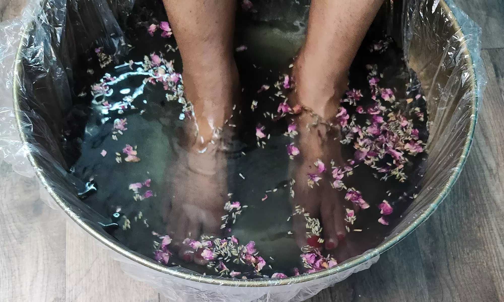 Experience November Rae Co. LLC's herbal footbath services with complimentary mocktails, offering up to 50% off. - Primary Image