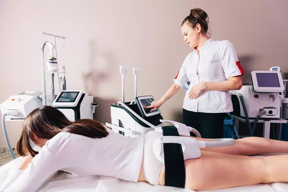 Experience Dr Marla's Chirowellness Spa with EMS body sculpting options for abdomen & butt, saving up to 48%