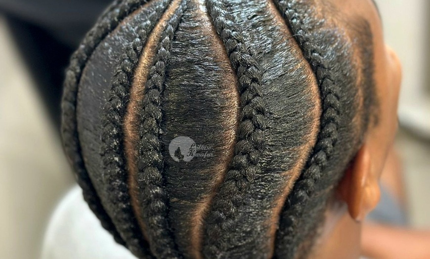 Image 13: Coiffure locks, tresses collées, tissage, perruque ou braid