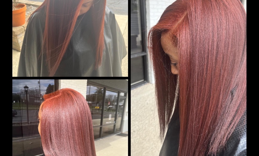 Image 7: Haircut, Treatment, Style, and Wax with Optional Color, & Highlights