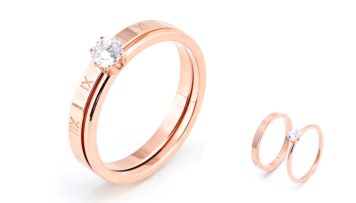 Choose from One, Two, or Three Cubic Zirconia Solitaire Rings