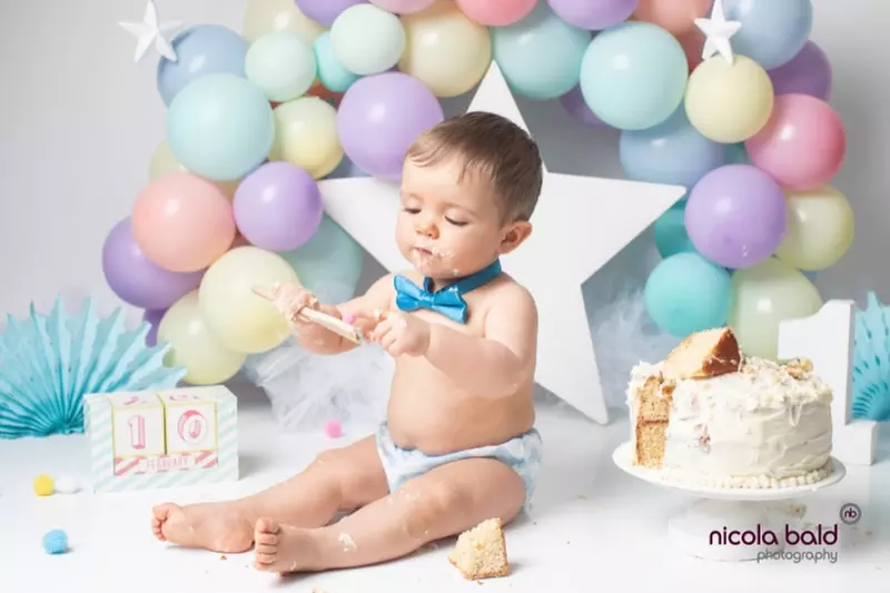 Cake or Fruit Smash and Splash Photoshoot at Nicola Bald Photography