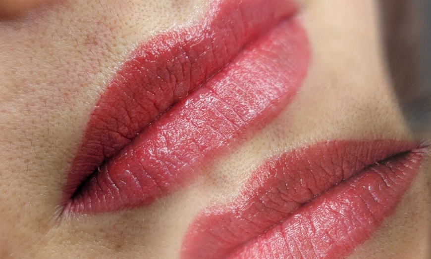Image 3:  Elevate with One Permanent Eyebrow or Lip Blushing Tattoo Session 