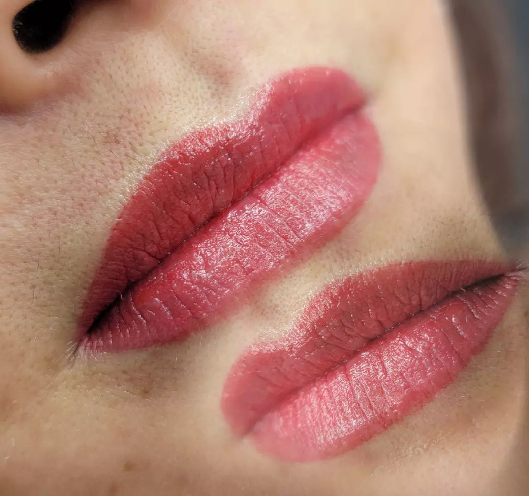 Elevate with One Permanent Eyebrow or Lip Blushing Tattoo Session