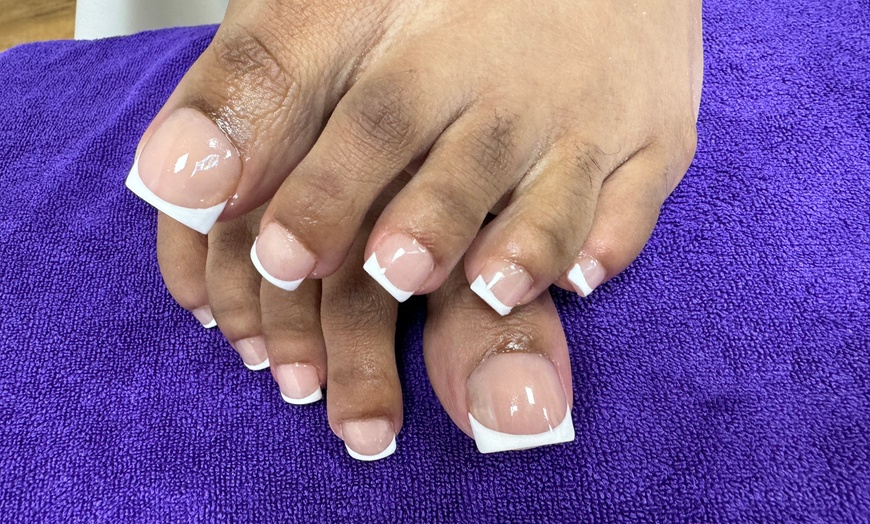 Image 10: Indulge in Gel Manicure, Pedicure, or Combo of both For Relaxation