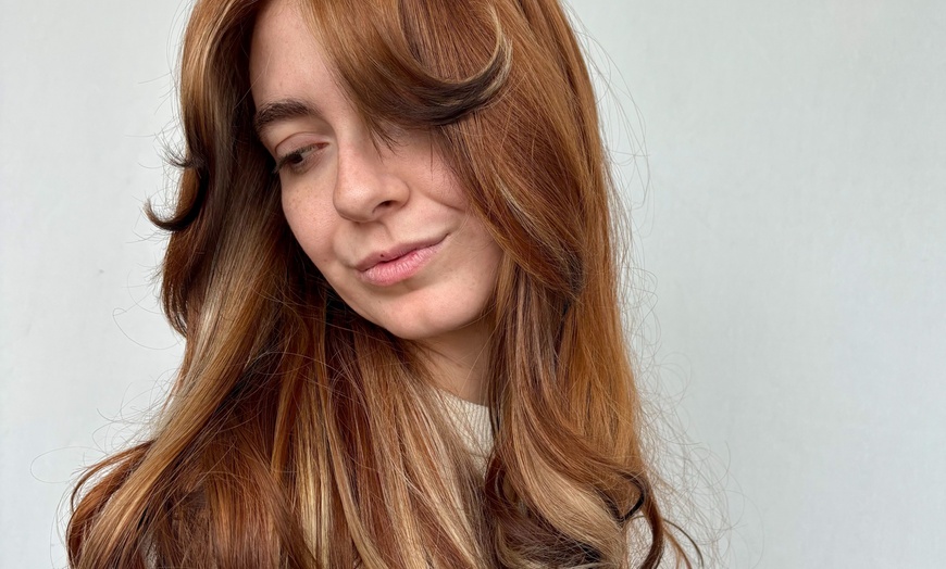 Image 1: Up to 50% Off on Salon-Hair Color/Highlights @The Curl Parlor