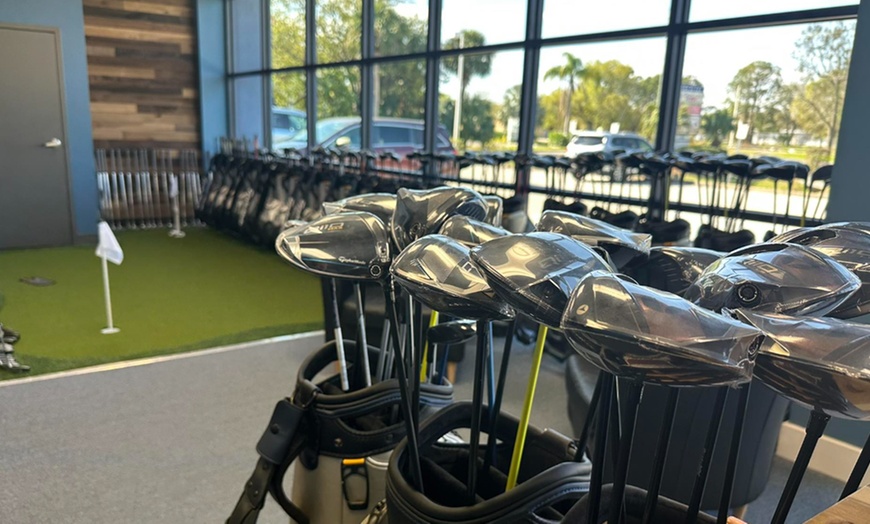 Image 2: Virtual Golf and Lessons; Membership Option at Florida Golf Supply