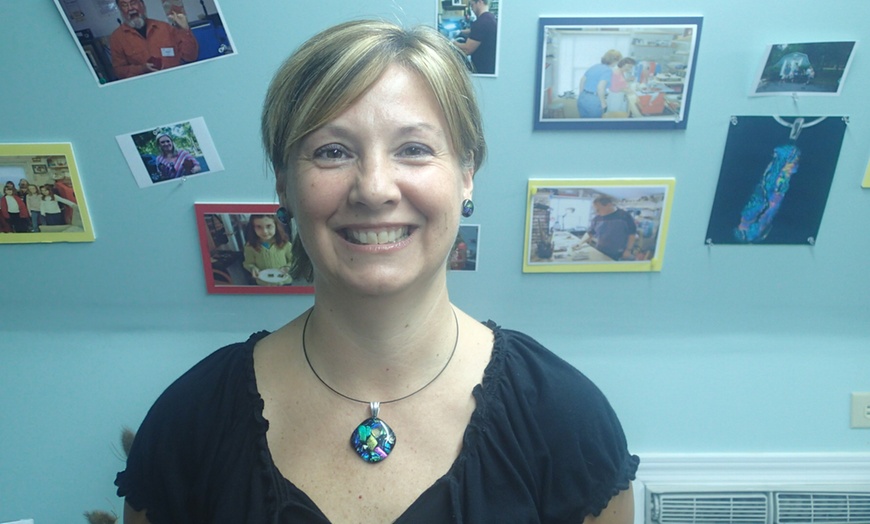 Image 6: Beginner Mosaic Glass Jewelry Workshop for One or Two People