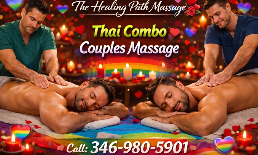 Image 6: Unwind with a Couples Thai Massage with Hot Stones and Hot Towels