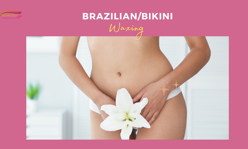 Image 4: Up to 10% Off on Waxing - Brazilian at Diamond Threading Salon