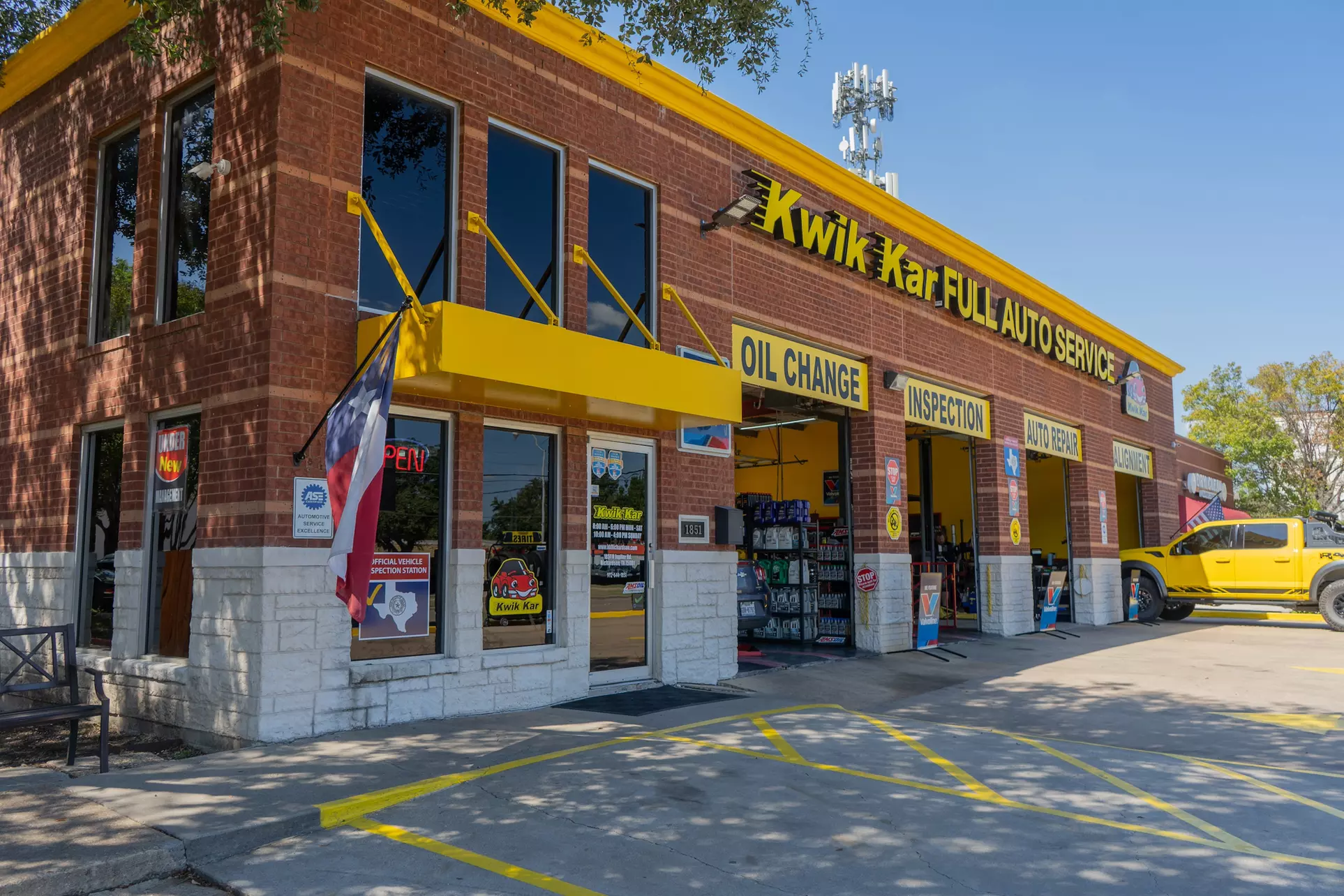Conventional, Semi- or Full-Synthetic, or High-Mileage Oil Change at Kwik Kar of Richardson (Up to 33% Off)