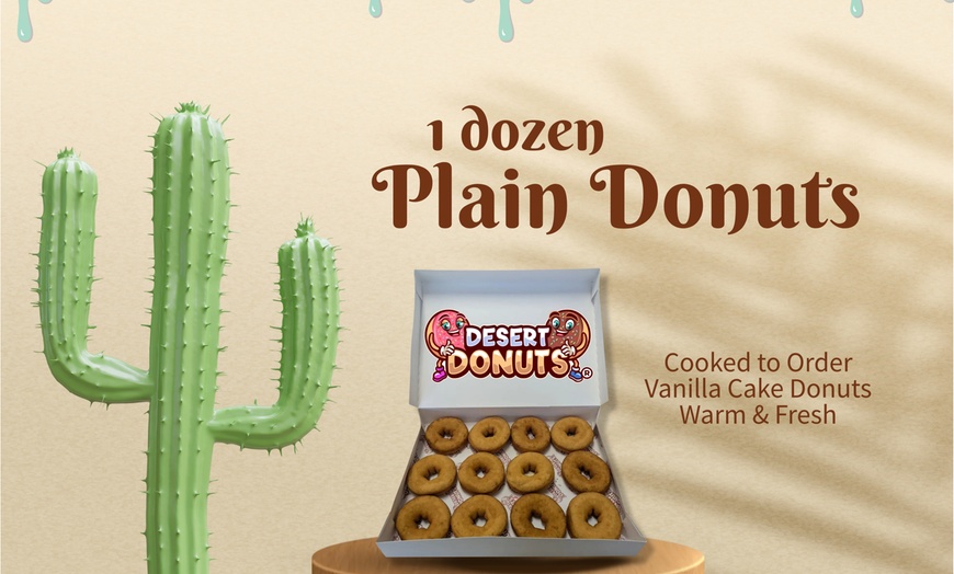 Image 2: Satisfy Cravings with a Dozen Delicious Donuts