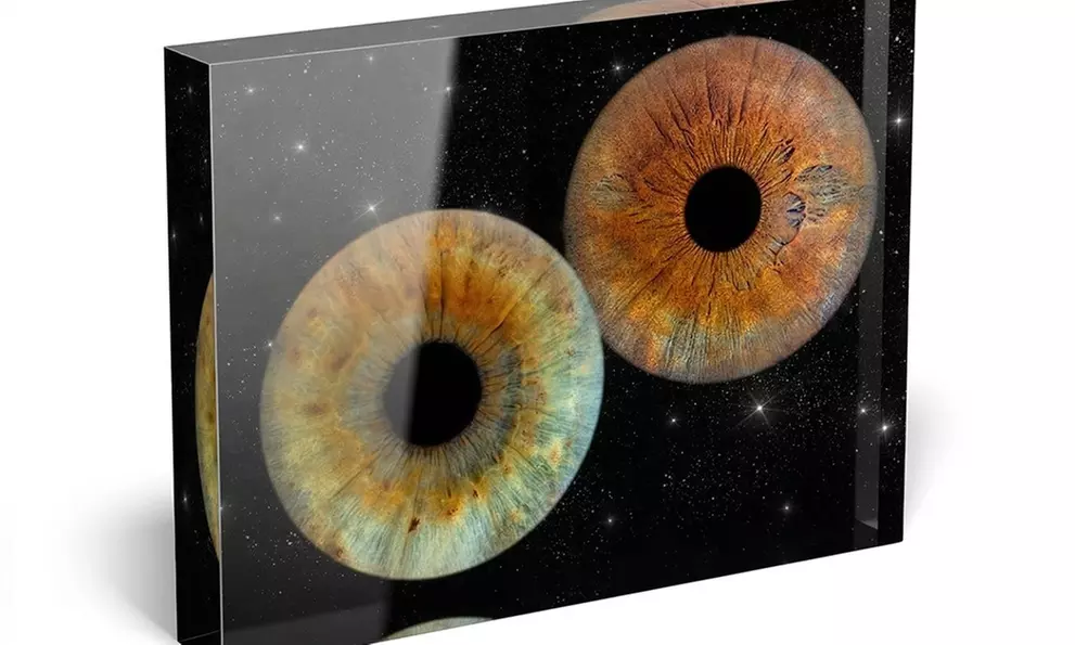 Séance de photographie d'iris avec retouches