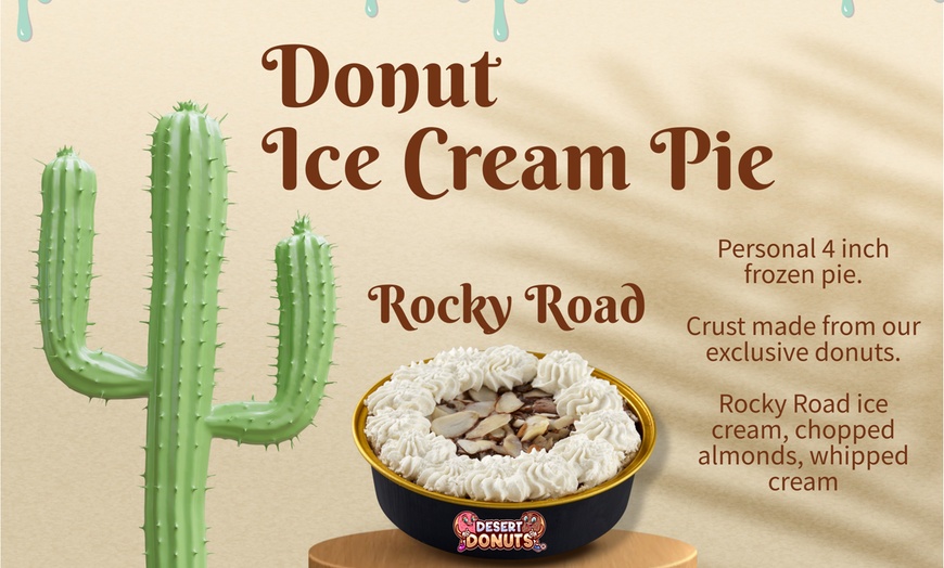Image 6: 50% off One 4-Inch Donut Ice Cream Pie - 8 Flavors to Choose From