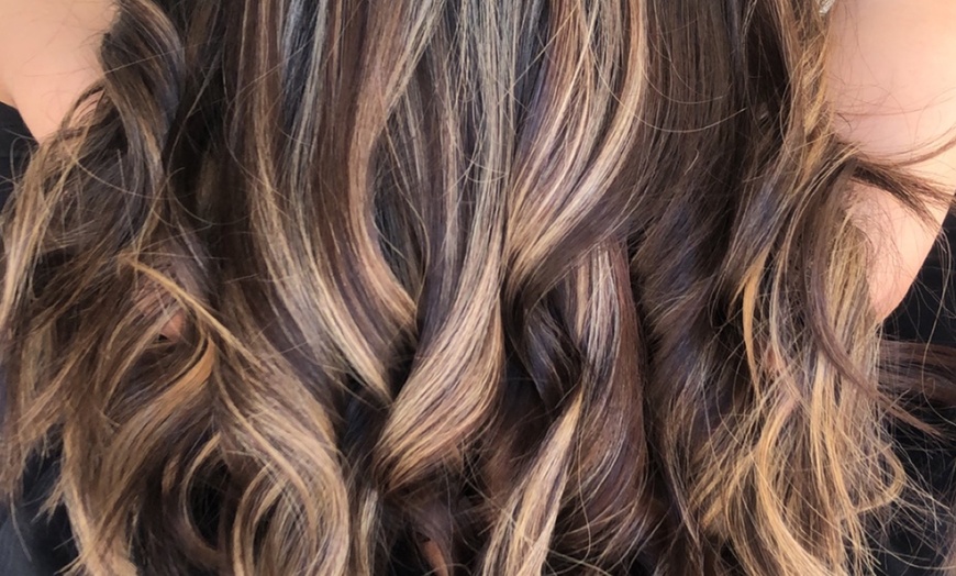 Image 2: Haircut/Conditioning/Blowout/Opt Full Color/Partial/Full Highlight 