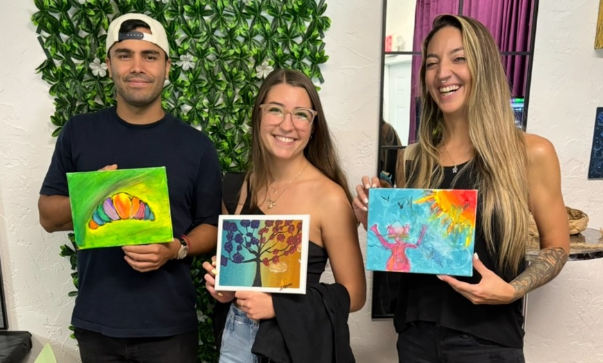 Image 8: 3-Hour Painting & Karaoke Party for 1, 2, or 4 People
