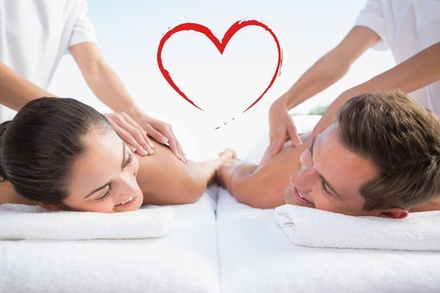 Two 60-Minute Couples Massage Your Choice of Swedish Or Deep Tissue + Essential Oil - Chasing Serenity