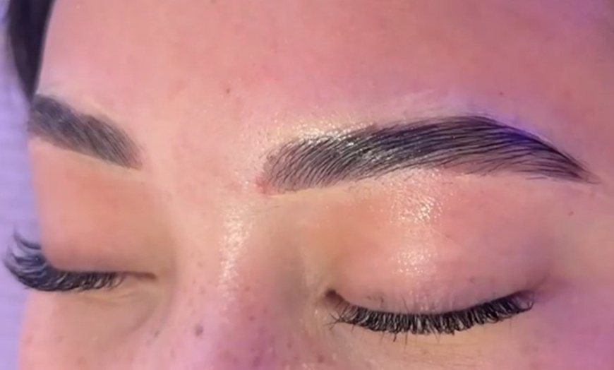 Image 2: Brow Lamination, Tint, and Waxing