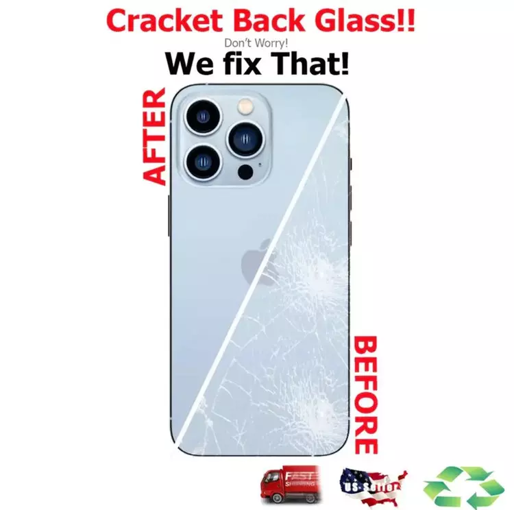 iPhone back glass crack repair and diagnostic service
