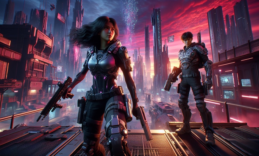 Image 3: Free-Roam Virtual Reality (VR) Games for One or Two Players