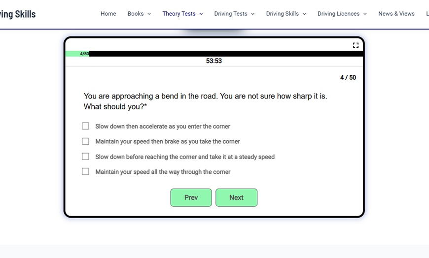 Image 2: Get ready for Car Test with DVSA-approved Online practice questions!
