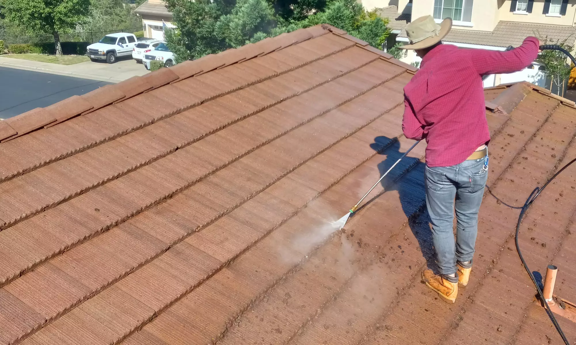 Experience Bear Clean Service's roof washing for homes up to 2100 sq ft with a fantastic offer of up to 34% off