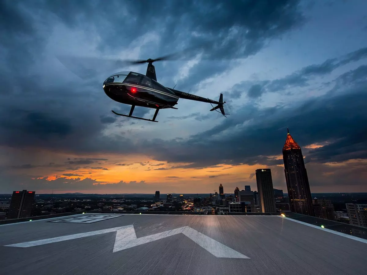 Private Helicopter Tours with Champagne & Dinner – Atlanta